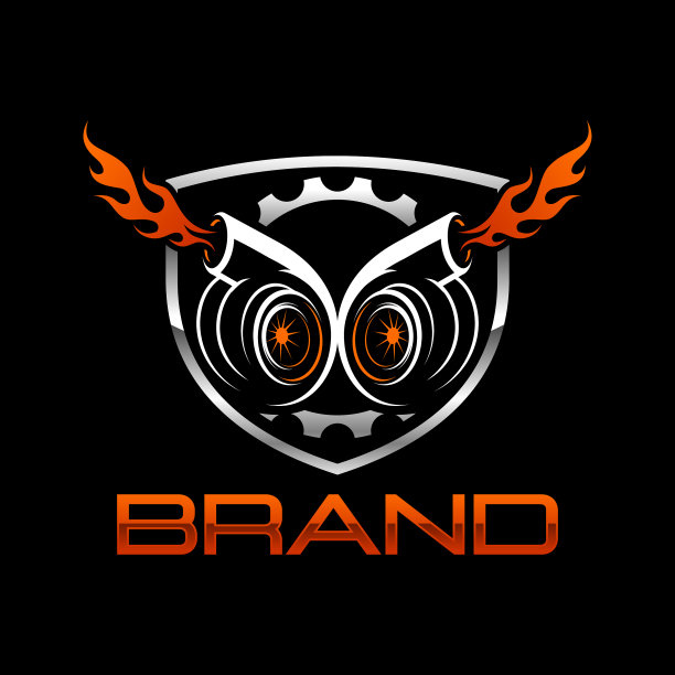 涡轮服务汽车标志模板图片下载