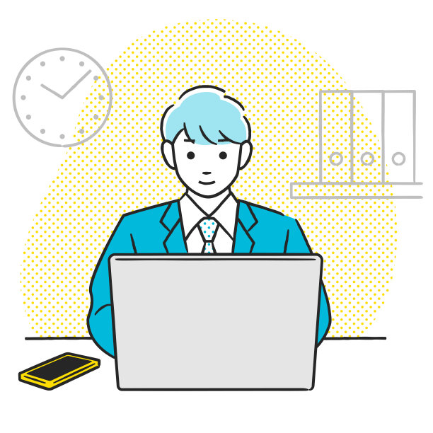 在办公室用电脑工作的人图片下载