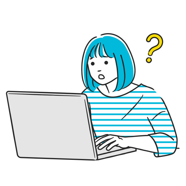 在电脑前工作的女人图片下载