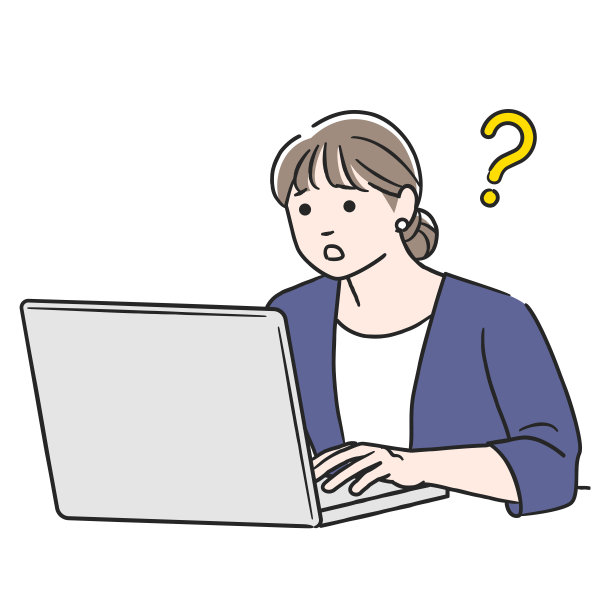 在电脑前工作的女人。图片下载