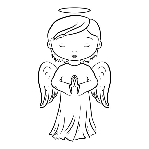 可爱的卡通天使图片下载