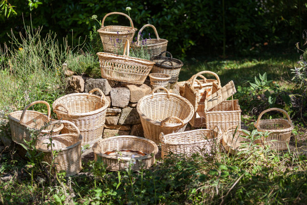 花园里的篮子图片下载