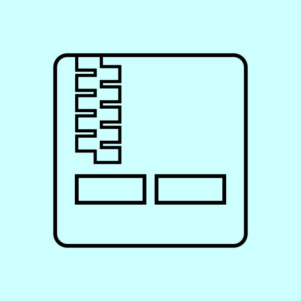 存档图标矢量插图。档案符号向量设计。艺术设计。线的艺术符号。图片下载