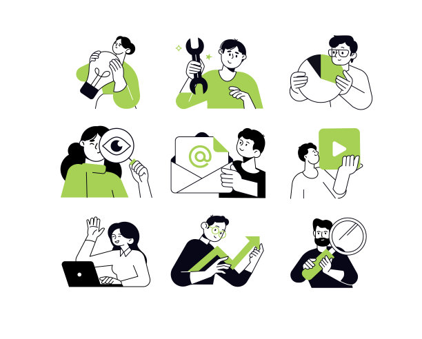 经营理念的插图图片下载