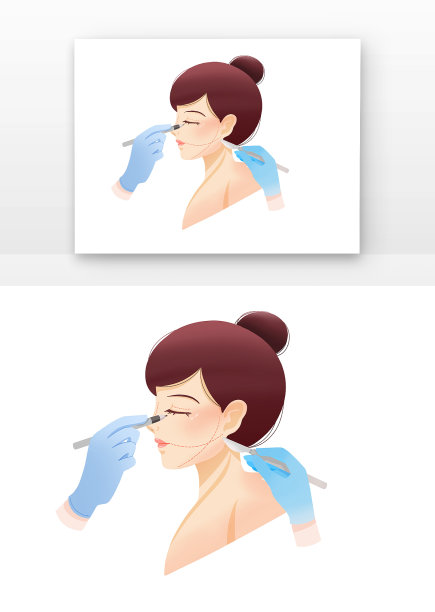 女生护肤整容图片下载