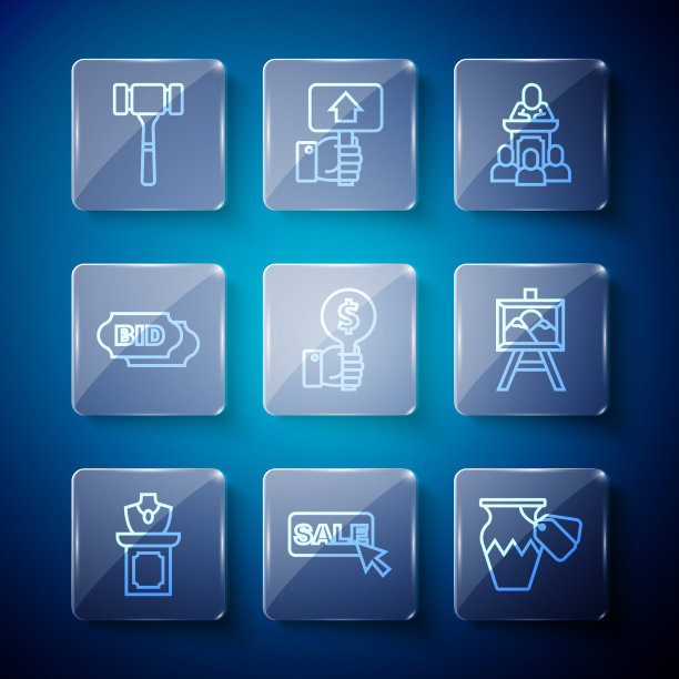 定线拍卖珠宝的销售价格和销售标签图片下载