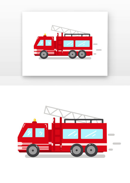 消防车卡通图片下载