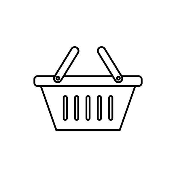 篮子图标扁平化设计风格的篮子图标图片下载