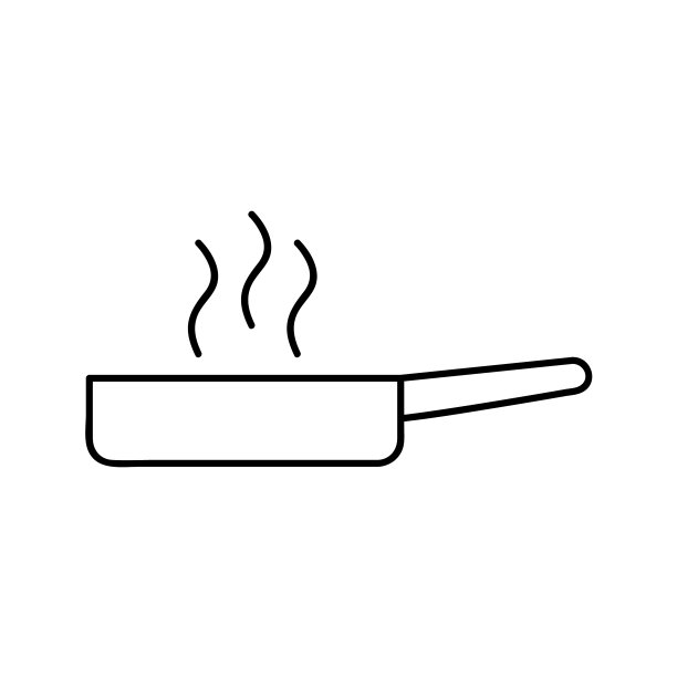 煎锅线图标的网页移动和图片下载