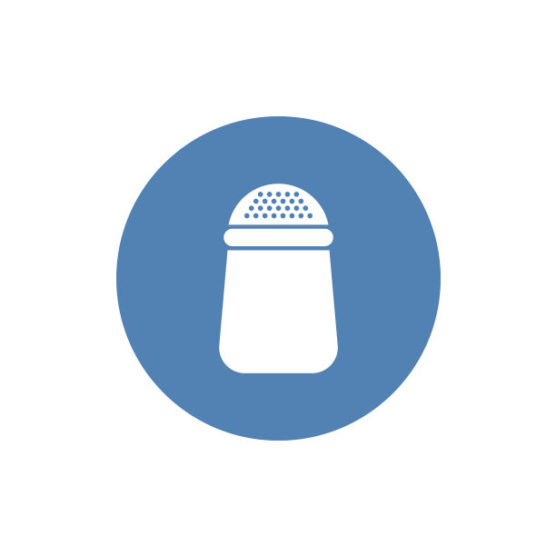 食盐瓶黑色孤立图标盐瓶图片下载