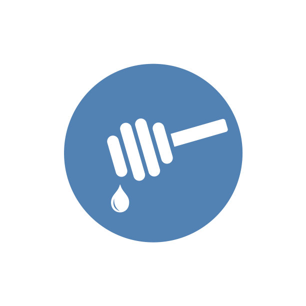 蜂蜜图标平坦的白色背景eps 10图片下载