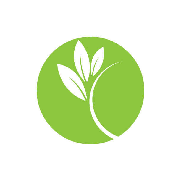 绿色背景下的植物图片下载