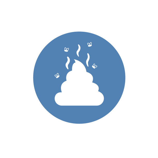 一堆简单的粪便，还有黑色的苍蝇图片下载