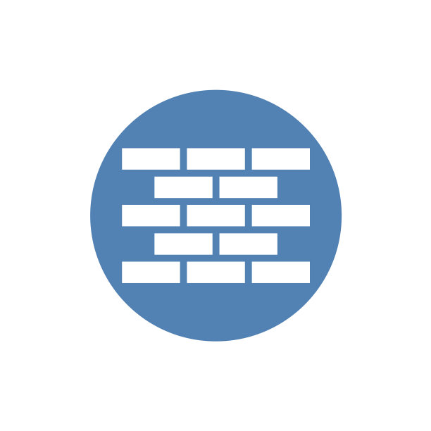 砖墙图标填平符号实心象形图片下载