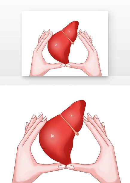 卡通手绘肝炎日手捧肝图片下载