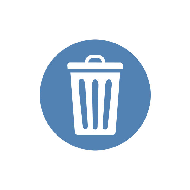 垃圾桶图标平eps 10图片下载