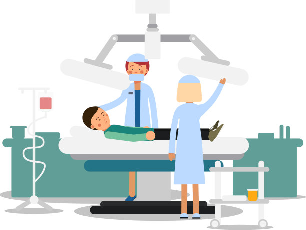 医疗程序使病人躺着图片下载