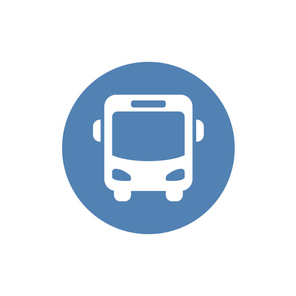 黑色巴士图标孤立在白色背景标志图片下载