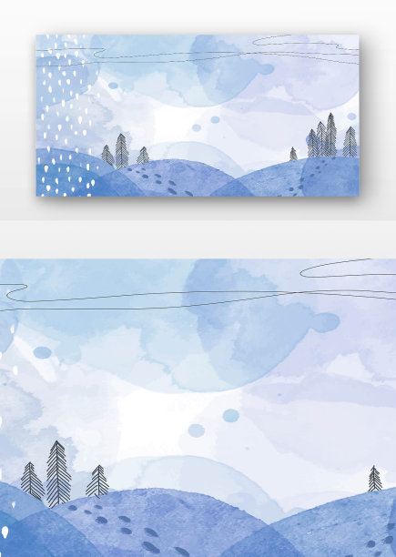 蓝色渲染背景图片下载