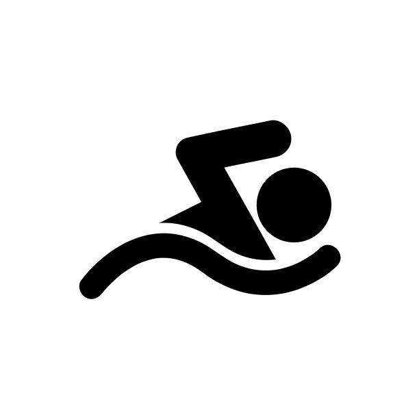 游泳池图标黑色游泳池图标图片下载