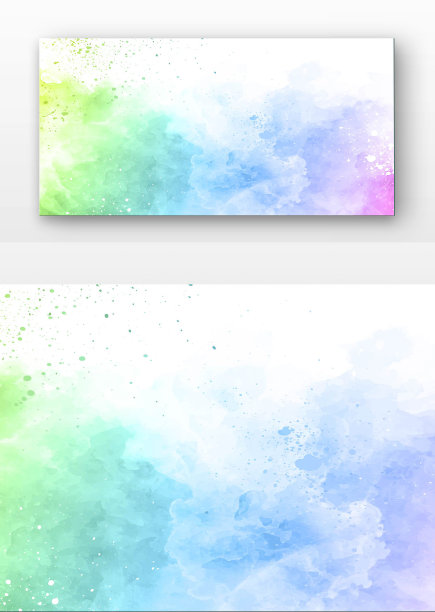 彩色渲染晕染背景图片下载