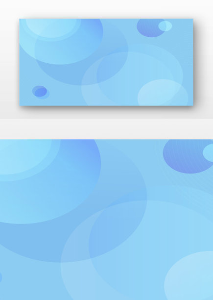 蓝色简约几何背景图片下载