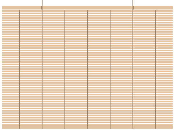 日式室内卷帘窗帘壁纸背景插图图片下载