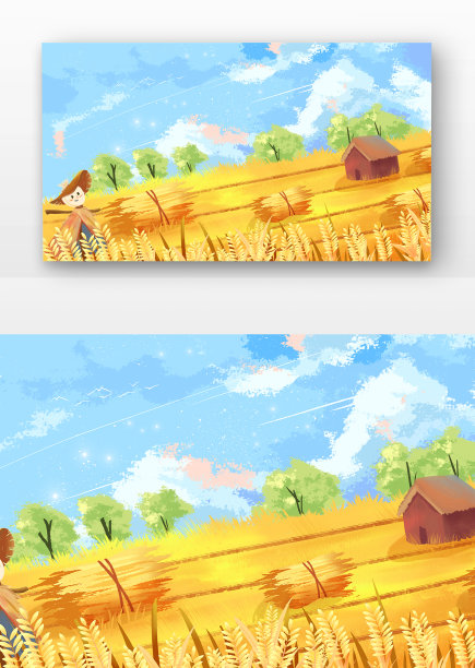 秋收风景图片下载