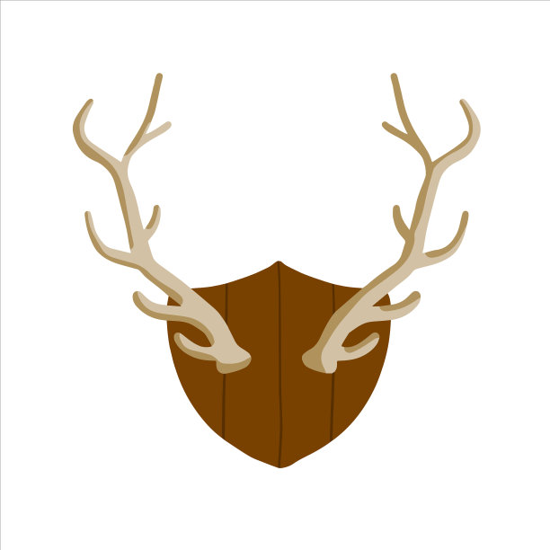 鹿角狩猎战利品图片下载