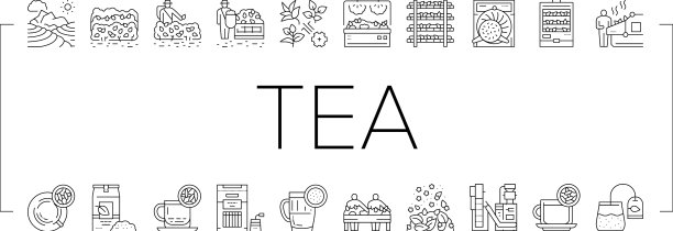 制作茶饮图标集图片下载