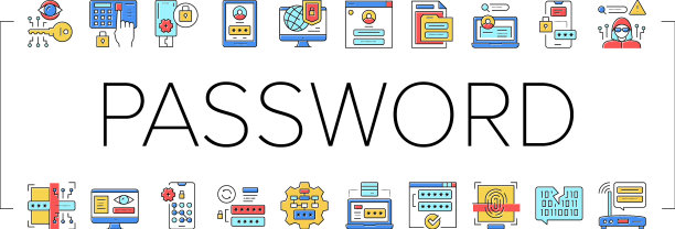 密码保护收集图标集图片下载