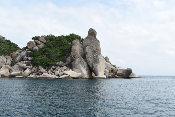 在泰国素拉他尼省的风景。图片下载