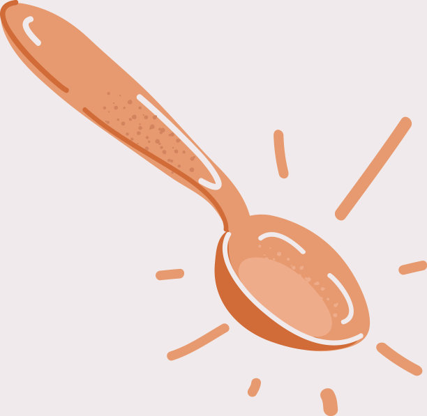 一勺一勺孤立在图片下载