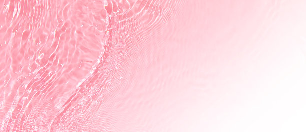 透明的粉红色，清澈平静的水面纹理图片下载