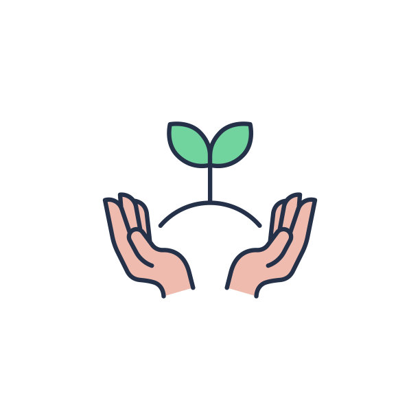 保护林业图标。高质量的彩色矢量插图。图片下载