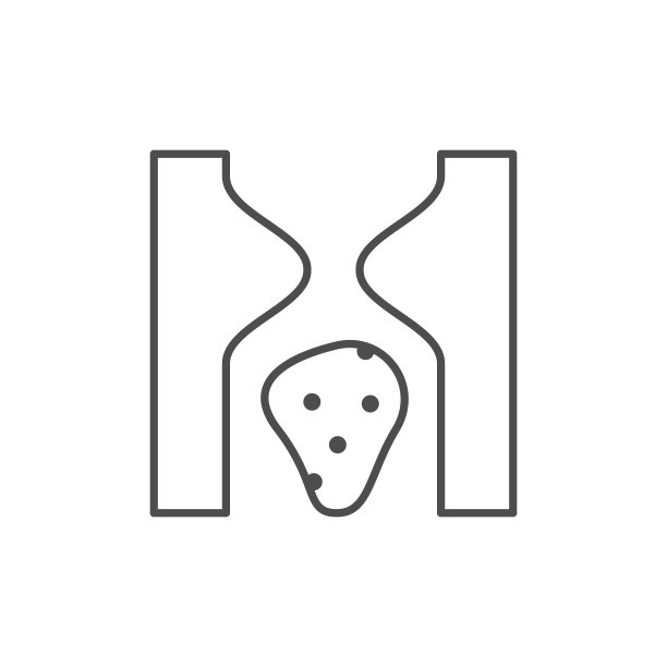 蠕动工艺线轮廓图标图片下载