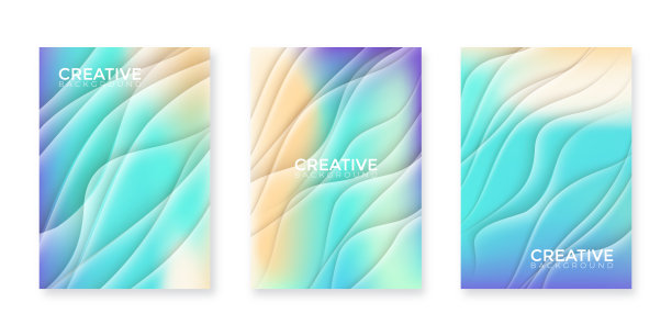 抽象蓝色梯度几何形状波纹理背景。现代的背景。可以用于登陆页，书籍封面，小册子，传单，杂志，任何品牌，横幅，标题，演示文稿，和墙纸背景图片下载