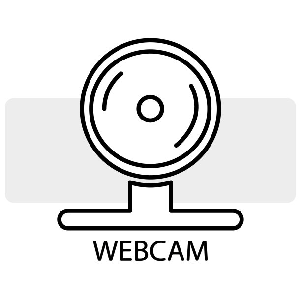 用摄像头图标。可编辑的中风。简单的平面符号。矢量插图。股票的形象。图片下载