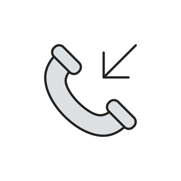 来电图标。高质量的彩色矢量插图。图片下载