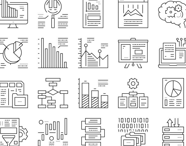 分析信息图集合图标集图片下载