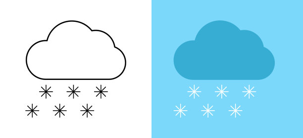 设置不同的天气图标的云图标图片下载