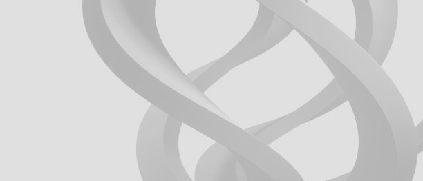 白色曲线线条几何抽象背景3D插图图片下载