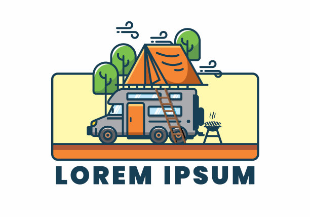 屋顶汽车露营公寓图片下载