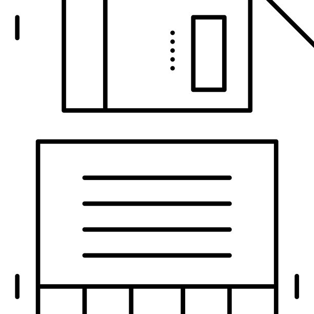 计算机软盘线图标图片下载