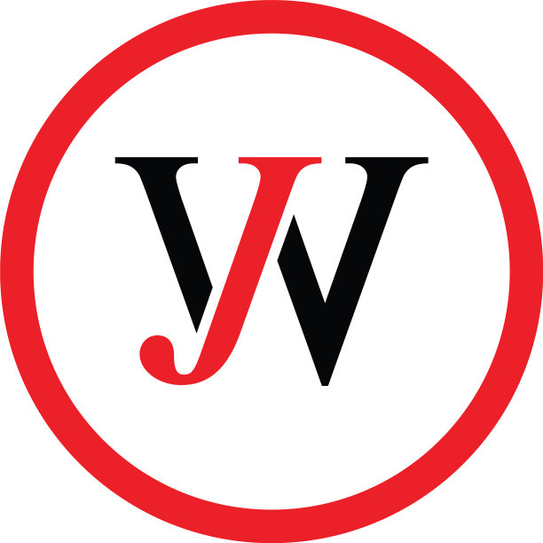 Jw或wj首字母标志设计图片下载