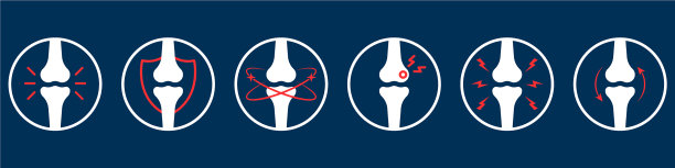 骨痛图标集风湿病和创伤学图片下载