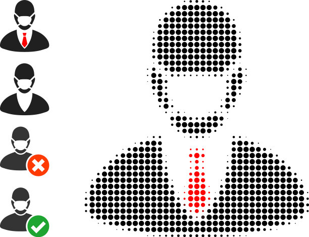 网点半色调管理器蒙版图标和原始图标图片下载