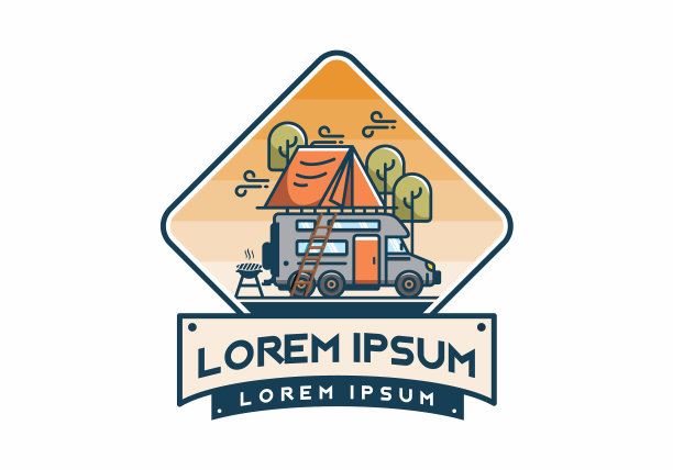 屋顶汽车露营公寓图片下载