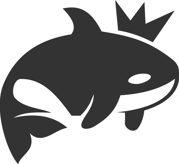 王鲸图标品牌身份图片下载