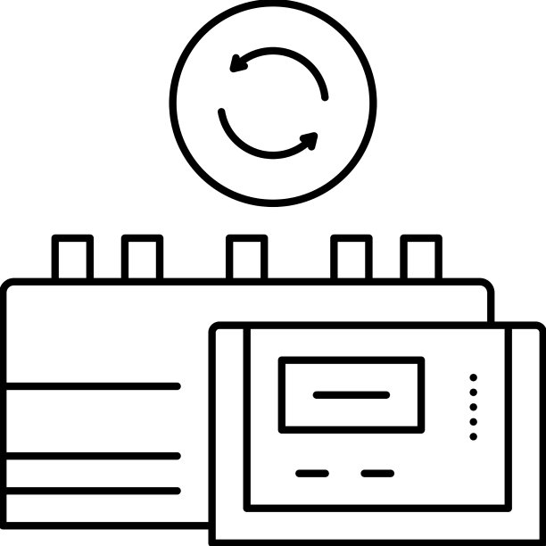 药厂设备更换线图标图片下载